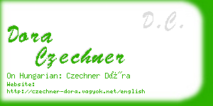 dora czechner business card